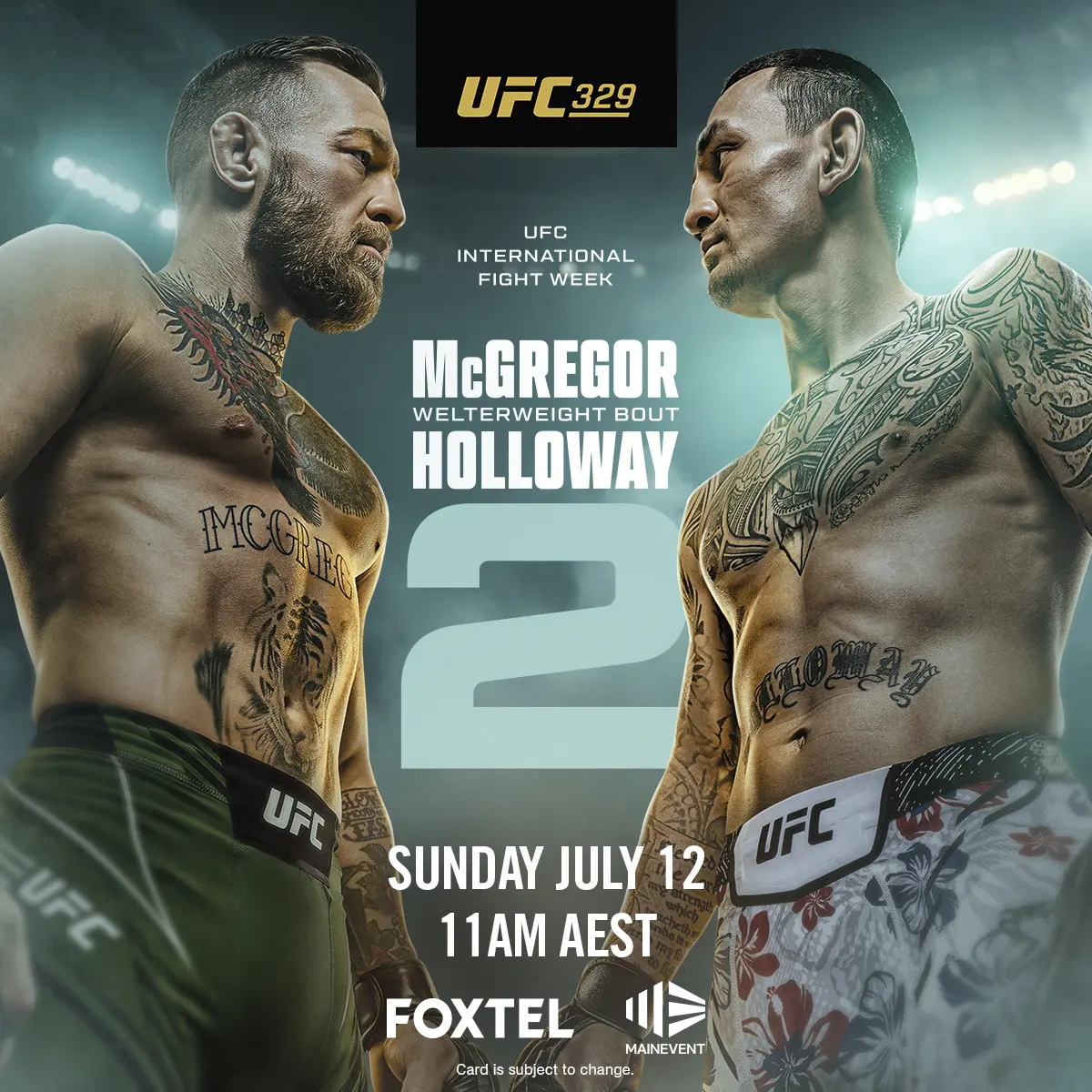 UFC 329 McGregor v Holloway II_Venue_1200x1200